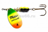 ������ Mepps Aglia Fluo, �4, 9 ��, #Tiger - ��������-������� ������� ��� ������� �����