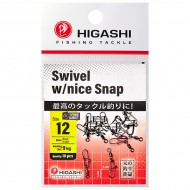 ������� � ��������� Higashi Swivel w/Nice Snap, #12, 9 ��, 10 ��/�� - ��������-������� ������� ��� ������� �����