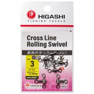 ������� Higashi Cross Line Rolling Swivel, #3, 28 ��, 6 ��/�� - ��������-������� ������� ��� ������� �����