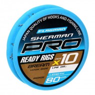 ������� ������� Flagman Sherman Pro Bream Ready Rigs, �10, 0,148 ��, 80 ��, 10 ��/�� - ��������-������� ������� ��� ������� �����