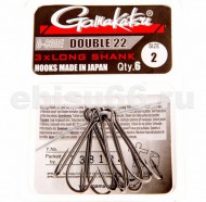 ������ Gamakatsu Double 22 Long Shank - #2 - ��������-������� ������� ��� ������� �����