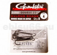 ������ Gamakatsu Double 22 Long Shank - #4 - ��������-������� ������� ��� ������� �����