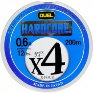 �������� ���� Duel PE Hardcore X4 (5Color) 200 m - #1.2 (0.191 mm), 9.0 kg - ��������-������� ������� ��� ������� �����