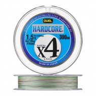 �������� ���� Duel PE Hardcore X4 (5Color) 300 m - #1.5 (0.209 mm), 10,0 kg - ��������-������� ������� ��� ������� �����