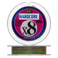 �������� ���� Duel PE Hardcore X8 (5Color) 300 m - #1.5 (0.209 mm), 13,5 kg - ��������-������� ������� ��� ������� �����
