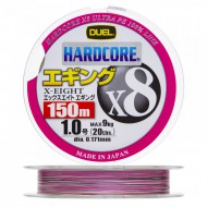 �������� ���� Duel PE Hardcore X8 Eging (3Color) 150 m - #1 (0.171 mm), 9,0 kg - ��������-������� ������� ��� ������� �����
