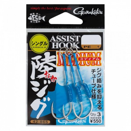 ������ Gamakatsu 42-865 Assist Hook Land Jig Medium 1/0 Single - ��������-������� ������� ��� ������� �����