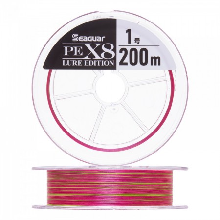 ���� �������� Seaguar PE X8 Lure Edition Multicolor 200 �, #1.0 (0,165 ��), 20 lb (9,1 ��) - ��������-������� ������� ��� ������� �����