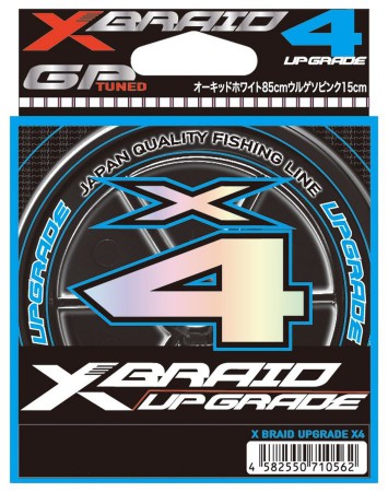 ���� �������� X-Braid Upgrade X4, 150 m, #1.2 (0,185 mm), 20 lb (9 kg), Pink/White - ��������-������� ������� ��� ������� �����
