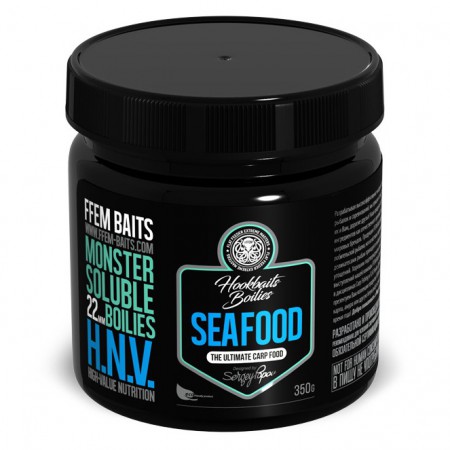 ����� ���������� ������� FFEM Monster Soluble Boilies HNV-SeaFood 22 mm - ��������-������� ������� ��� ������� �����